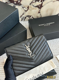 Cassandre Leather Clutch