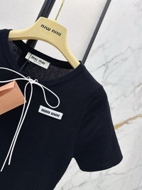 Short Sleeve Knit Dress