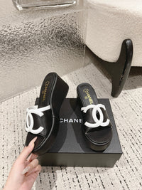 Platform Slide Sandals