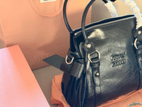 Beau Leather Top-Handle Bag