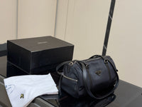 Re-Nylon and Saffiano Leather Duffel Bag