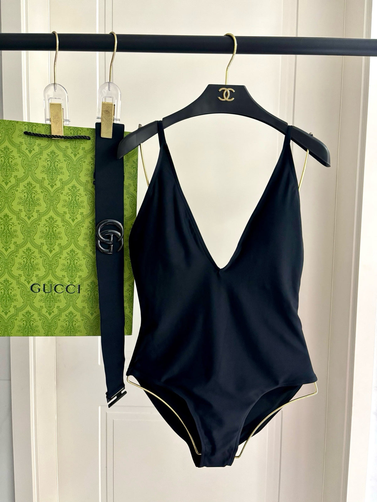 Logo One Piece Swimsuit