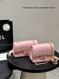 Mini Flap Bag with Gold Ball