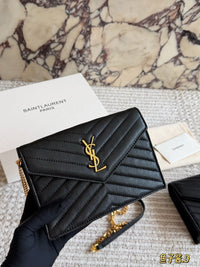 Monogram Envelope Chain Wallet