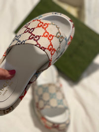 Multicolor Canvas Platform Slides