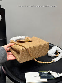 Raffia Kelly Bag