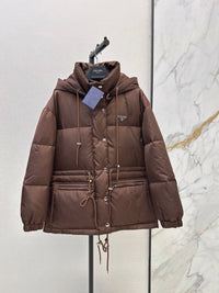 26S Re-Nylon Hooded Down Jacket