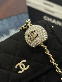 Velvet Mini Flap Bag