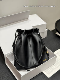 Small Crystal Pouch in Lambskin