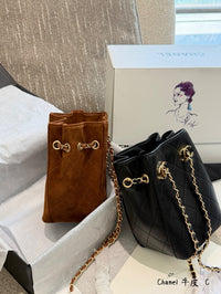 Drawstring Bucket Bag