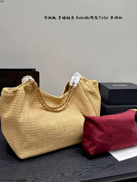 25S Raffia Hobo Tote