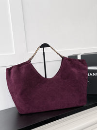 26C Suede Shopping Tote