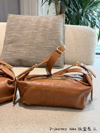 D-Journey Leather Hobo Bag