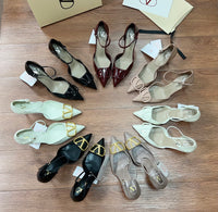 Signature D'Orsay Patent Leather Pumps