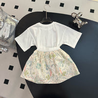 Jardin Floral Tee & Skater Skirt Set