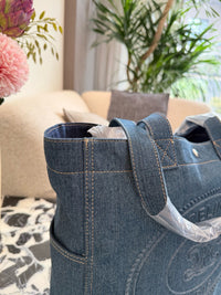 Large Cabas Denim Tote