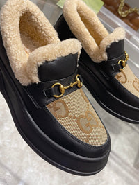 Platform Slip-On Loafers