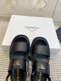 Leather Platform Sandals