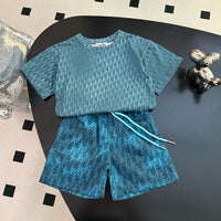Oblique Blue Co-ord Set