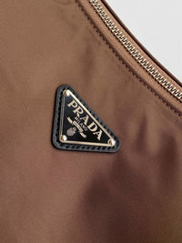 Explore Re-Nylon and Leather Shoulder Bag