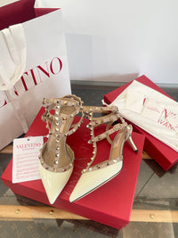 Garavani Rockstud Patent Leather Pumps 6.5cm