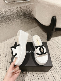 Platform Slide Sandals