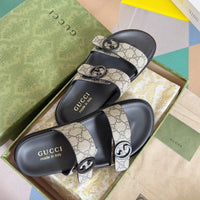 Double Strap Slide Sandals