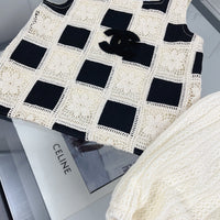 Crochet Knit Two-Piece Set