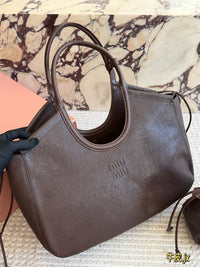 Ivy Nappa Leather Tote Bag