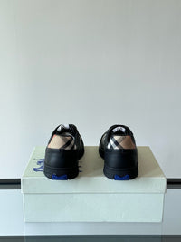 Terrace Leather Check Sneakers