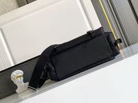Explore Re-Nylon and Leather Shoulder Bag