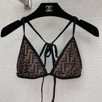 Monogram Triangle Bikini Set