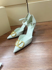 Signature D'Orsay Patent Leather Pumps