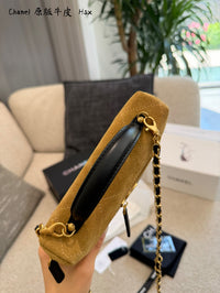 Suede Calfskin Vanity Bag
