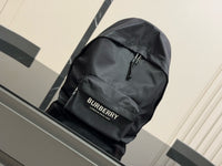 Logo Print Nylon Backpack