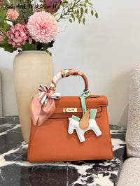 Kelly 25 Bag Craie Togo Leather