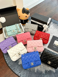 Mini Flap Bag with Lucky Ball Chain