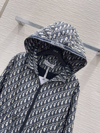 Jacquard Hooded Jacket