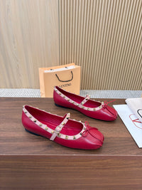 Garavani Mary Jane Rockstud Ballerinas