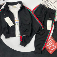 Web Stripe Track Jacket & Joggers Set