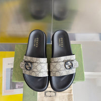 Double Strap Slide Sandals