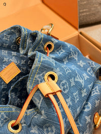 Monogram Denim Montsouris Backpack