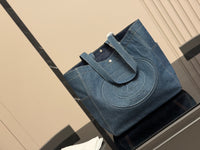 Cabas Denim Tote Bag