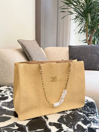 Braided Raffia Tote