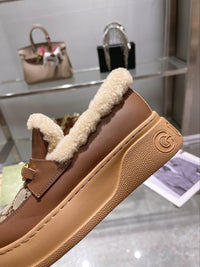 Platform Slip-On Loafers
