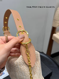 Raffia Shoulder Bag