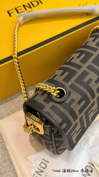 Jacquard Baguette Bag