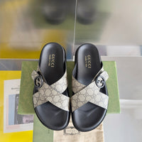 Double Strap Slide Sandals