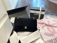 Velvet Flap Bag