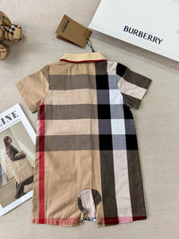 Check Collared Romper